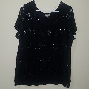 Motherhood Maternity top size 3X black